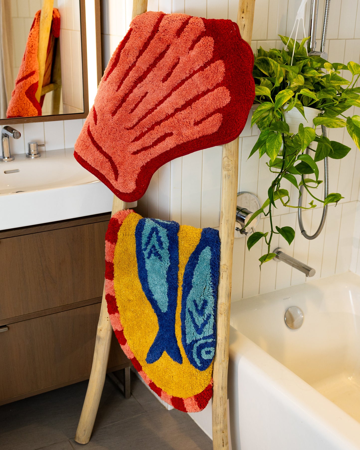 Two Fishes Bathmat