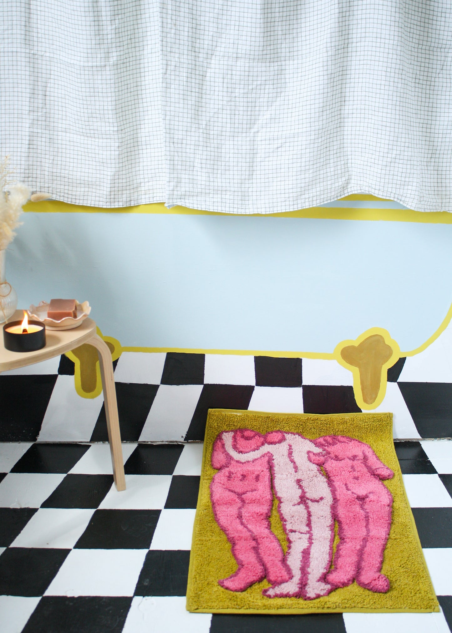 The Three Muses Bathmat