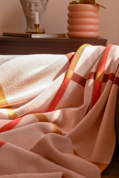 Grid Knit Blanket
