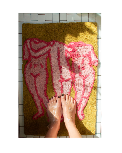 The Three Muses Tufted Bath Mat