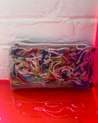 Upcycled Yarn Confetti Pouches