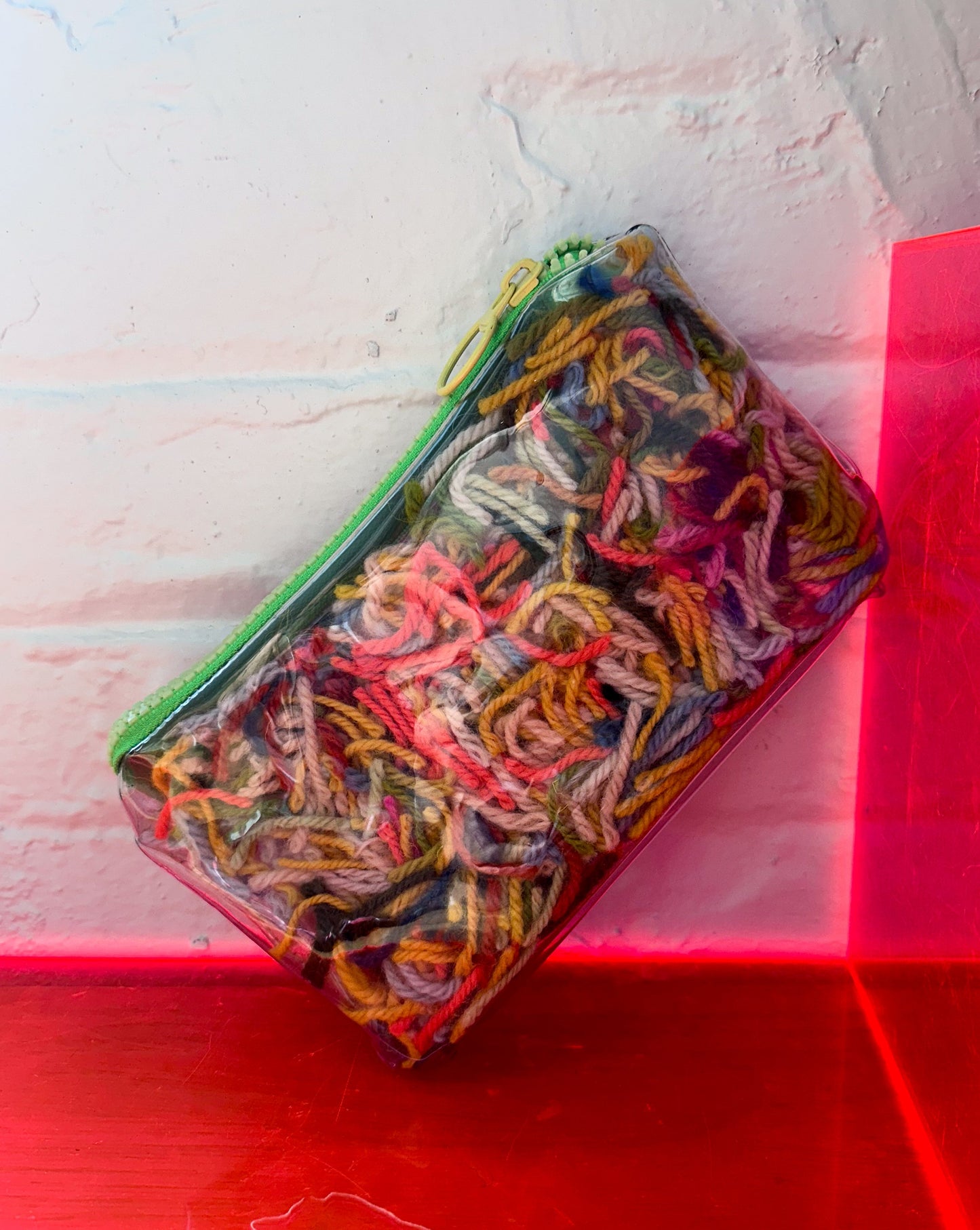 Upcycled Yarn Confetti Pouches